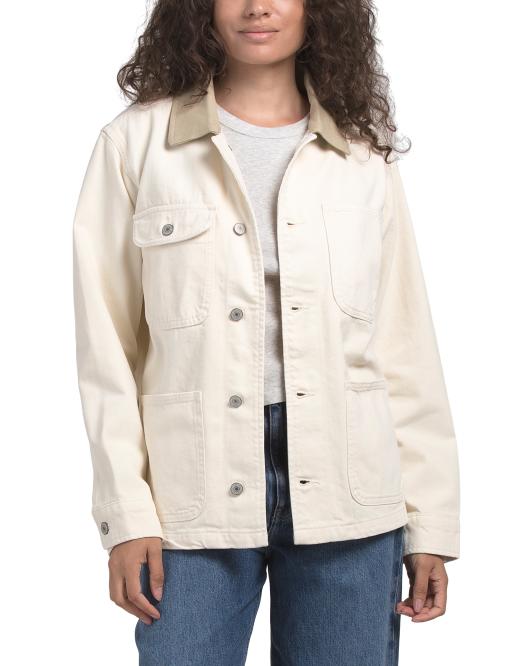 Lucky Brand，棉質帆布穀倉夾克