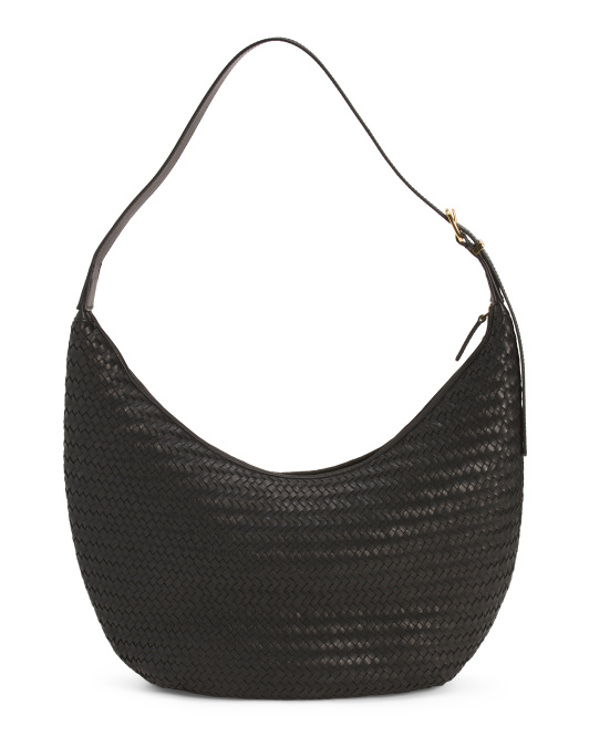 Madewell，皮革 Essentials Curve 單肩包