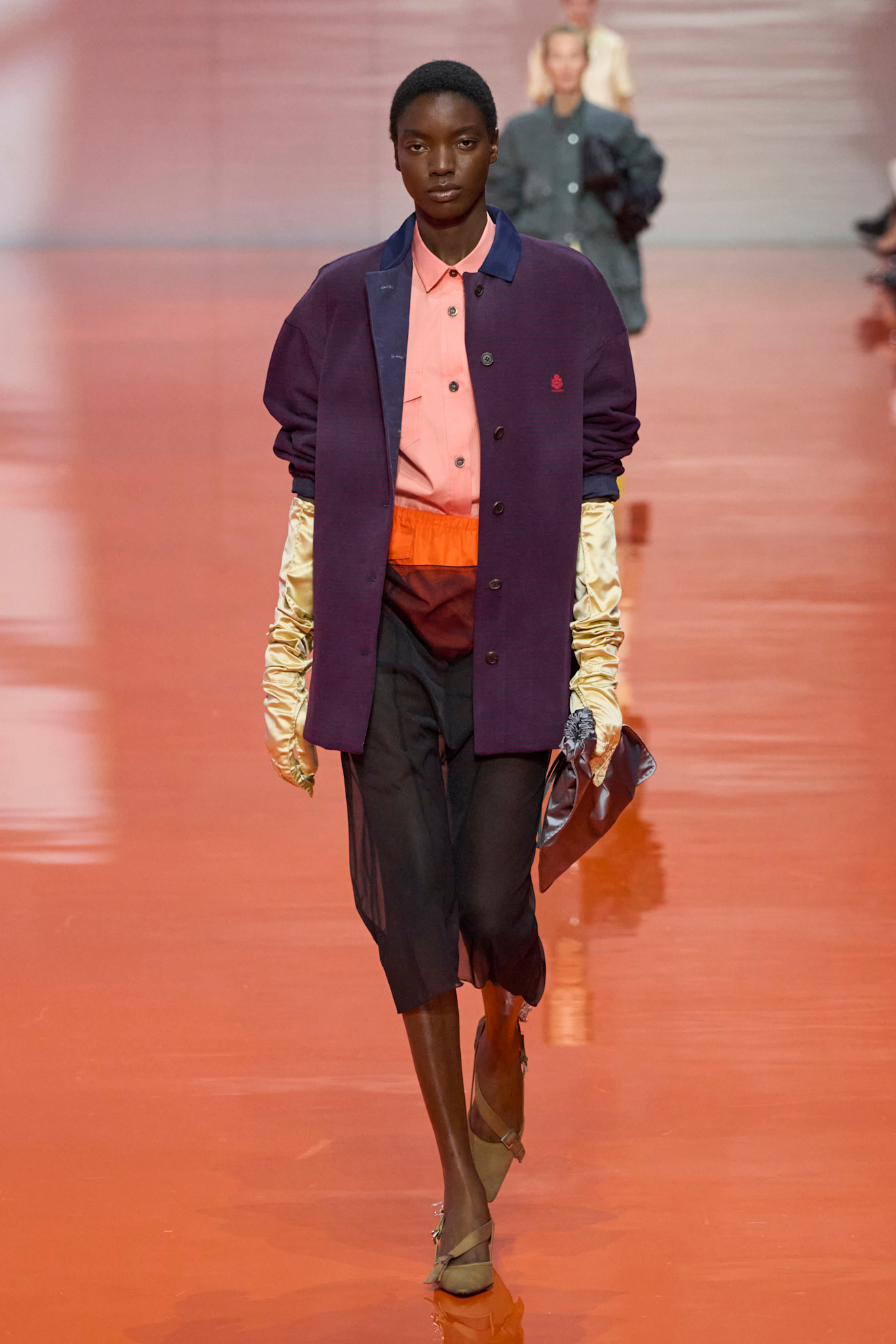 Prada 2026 春夏秀場模特兒。