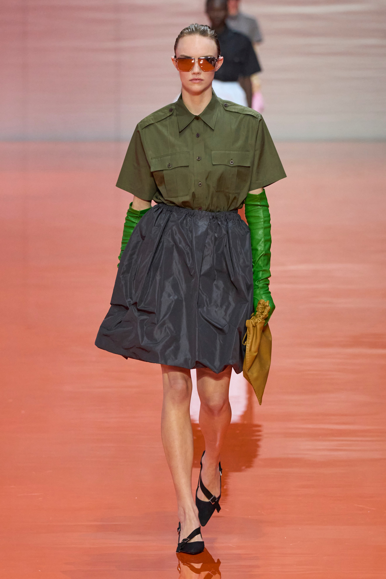 Prada 2026 春夏秀場模特兒。