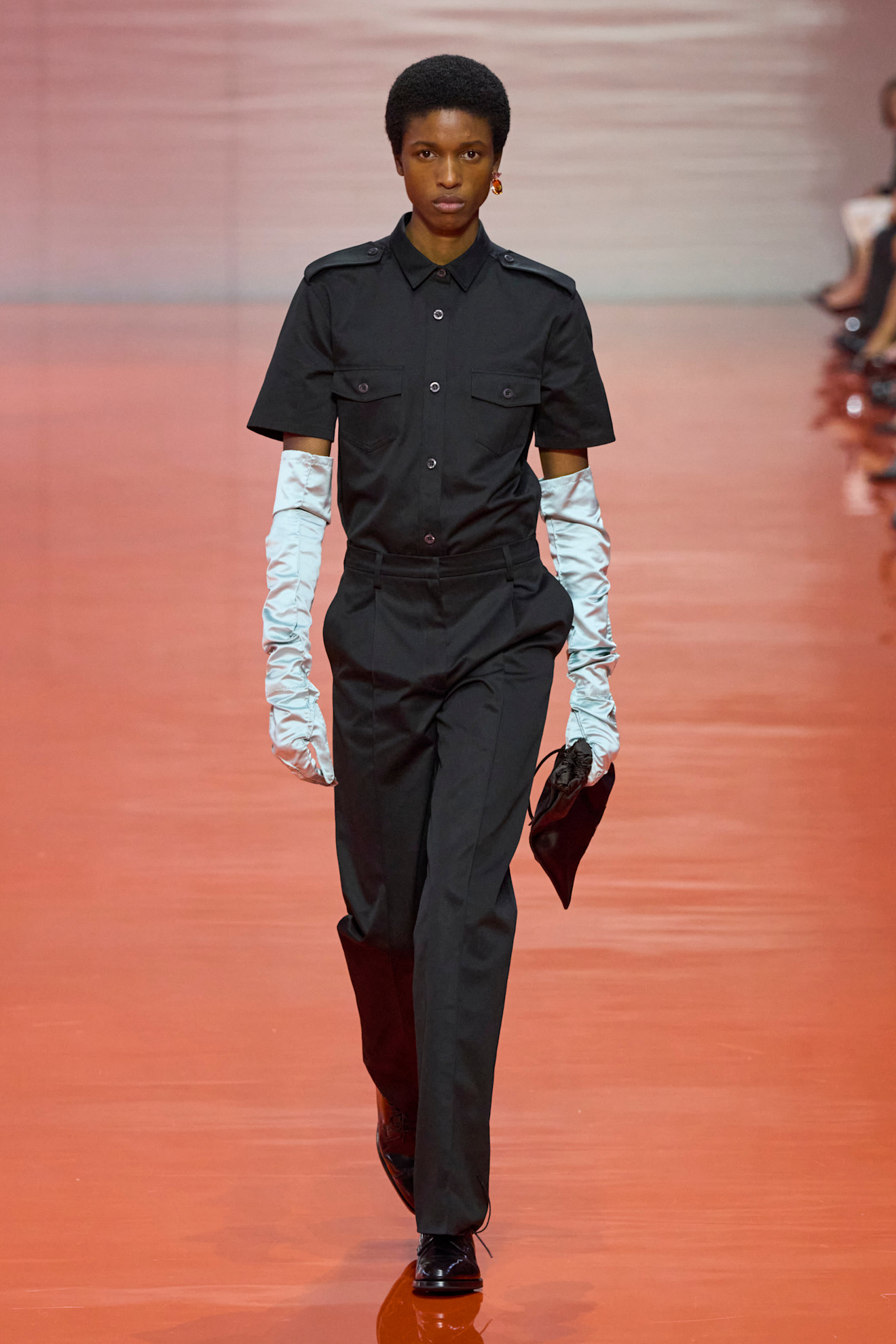 Prada 2026 春夏秀場模特兒。