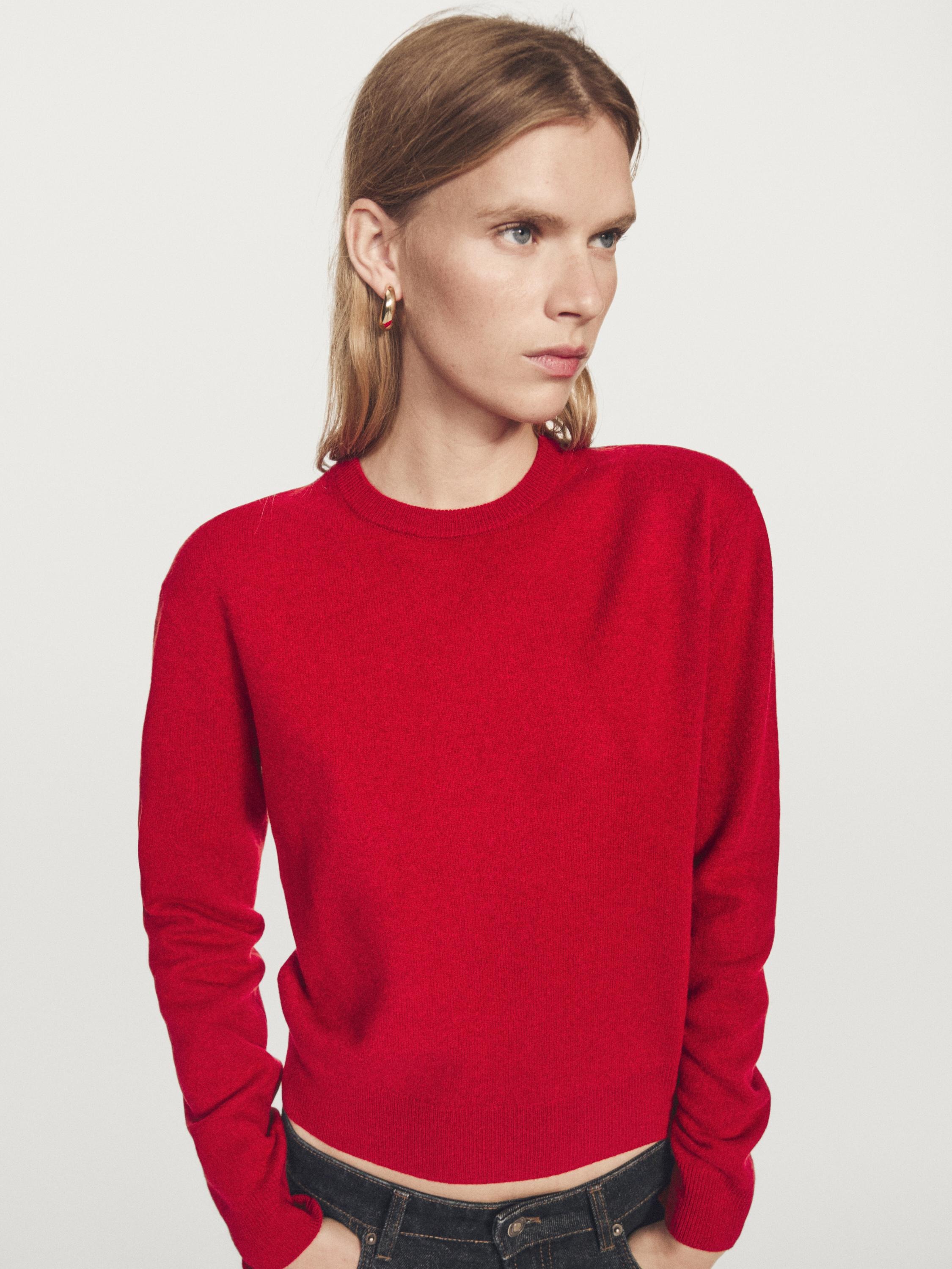 Massimo Dutti，羊毛混紡圓領針織毛衣