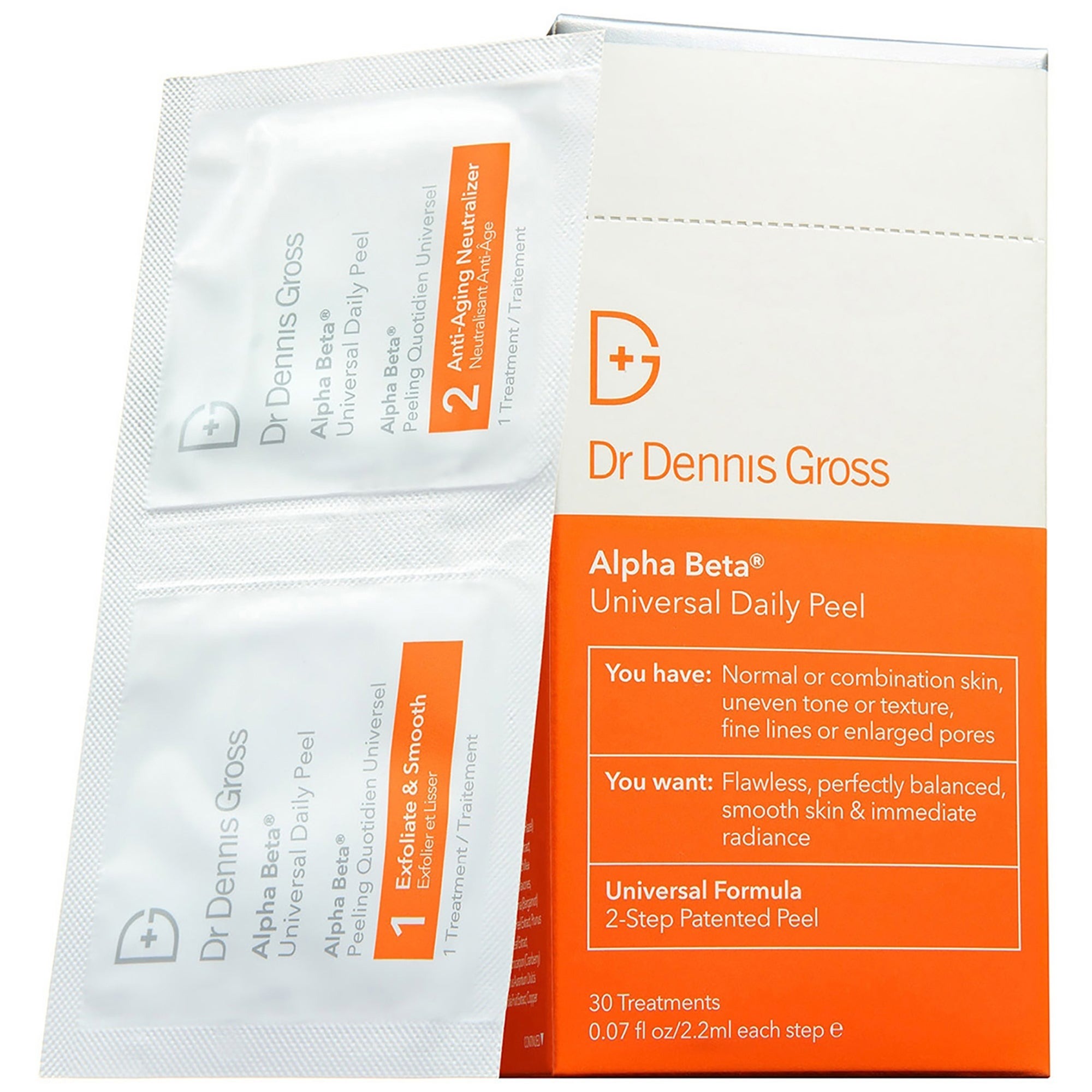 Dr Dennis Gross，Dr Dennis Gross Skincare Alpha Beta 超強每日去角質（60 片裝）