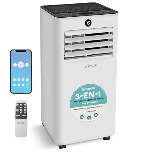 SereneLife Aire Acondicionado Portátil 9000 BTU