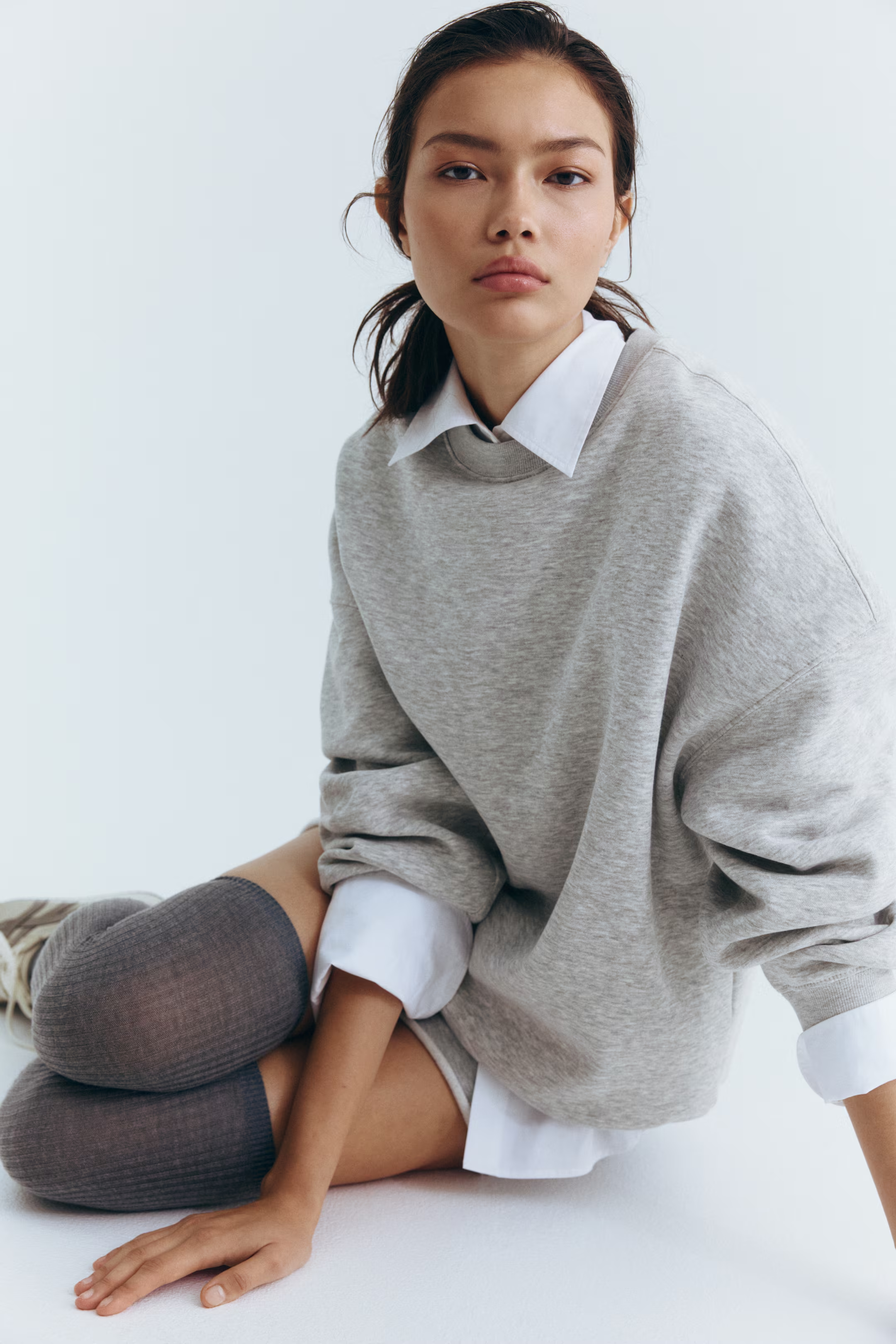 H&M，超大運動衫