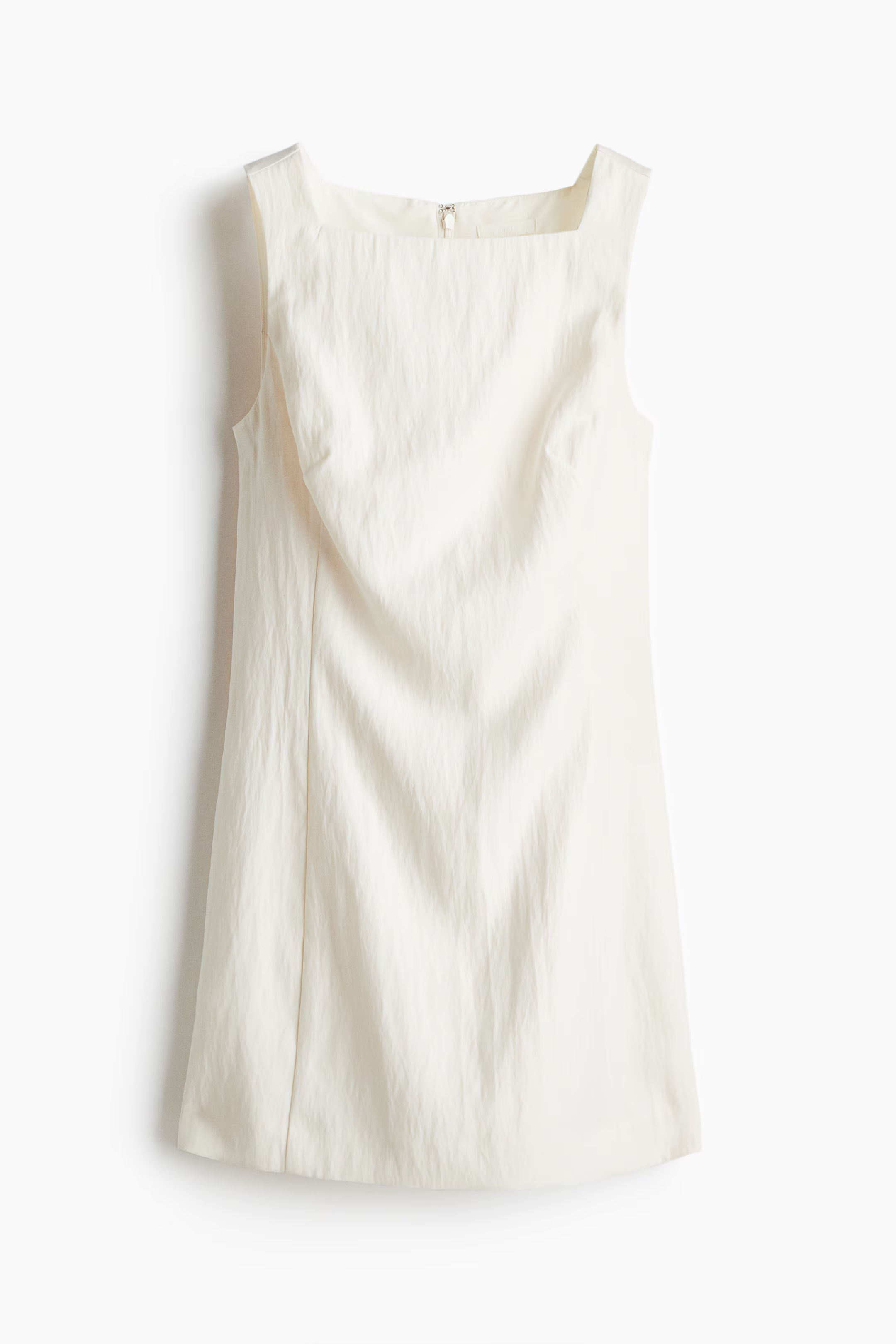 白色 H&M 迷你洋裝。