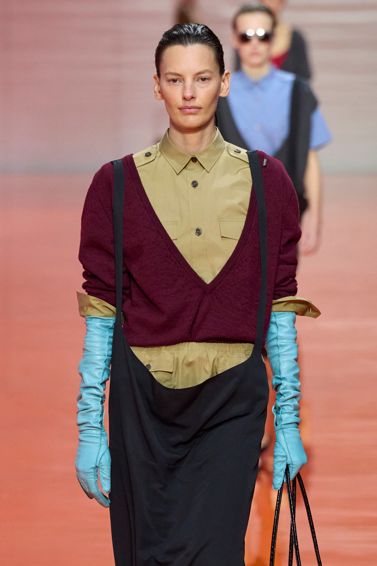 Prada 2026 春夏秀場造型。