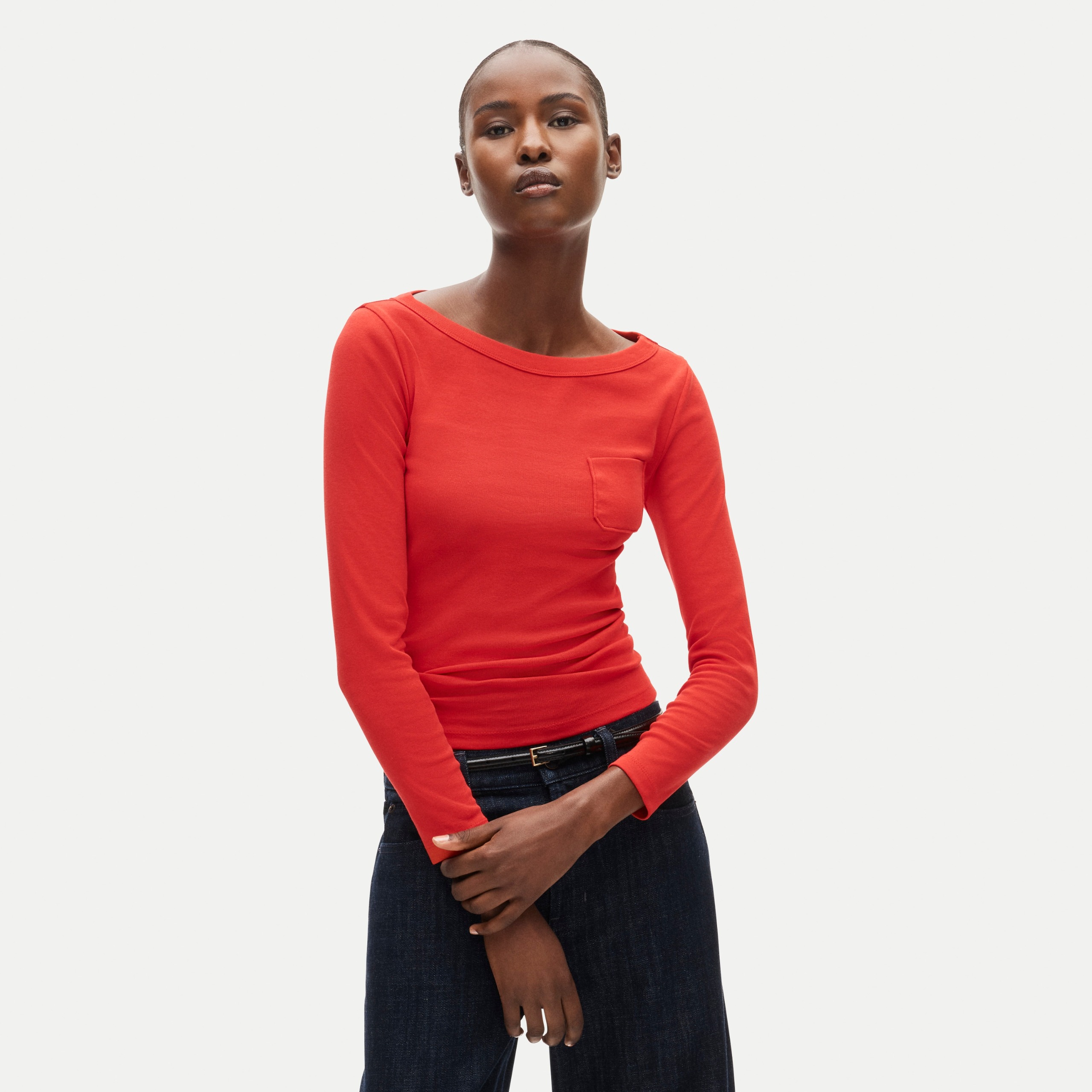 J.Crew，完美合身四分之三袖 T 卹