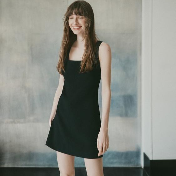 Vestido corto tirantes