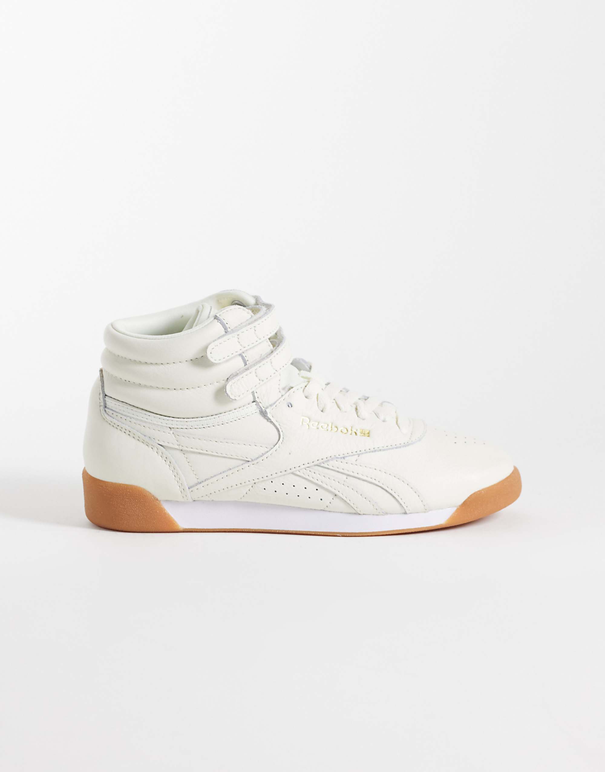 Reebok Freestyle Hi 白色橡膠鞋底運動鞋