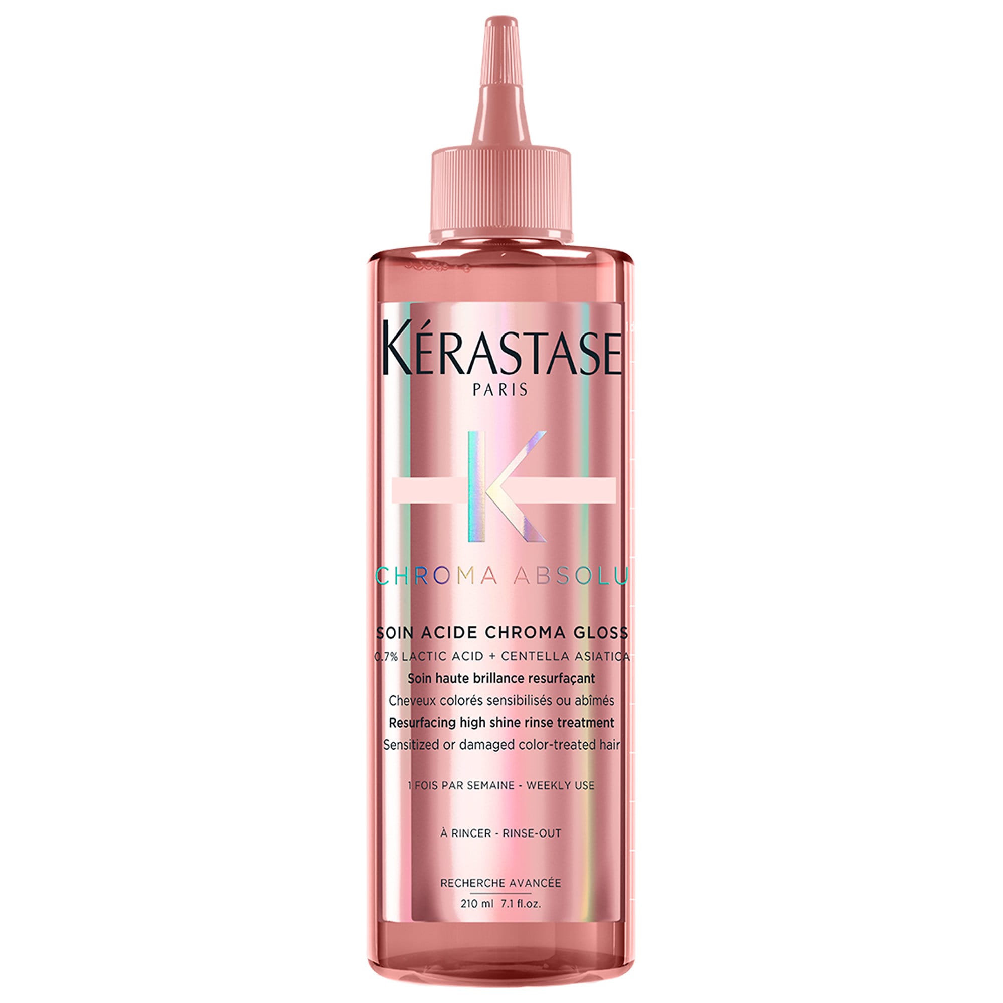 Chroma Absolu 高光澤亮澤護理液，適用於染色處理的頭髮