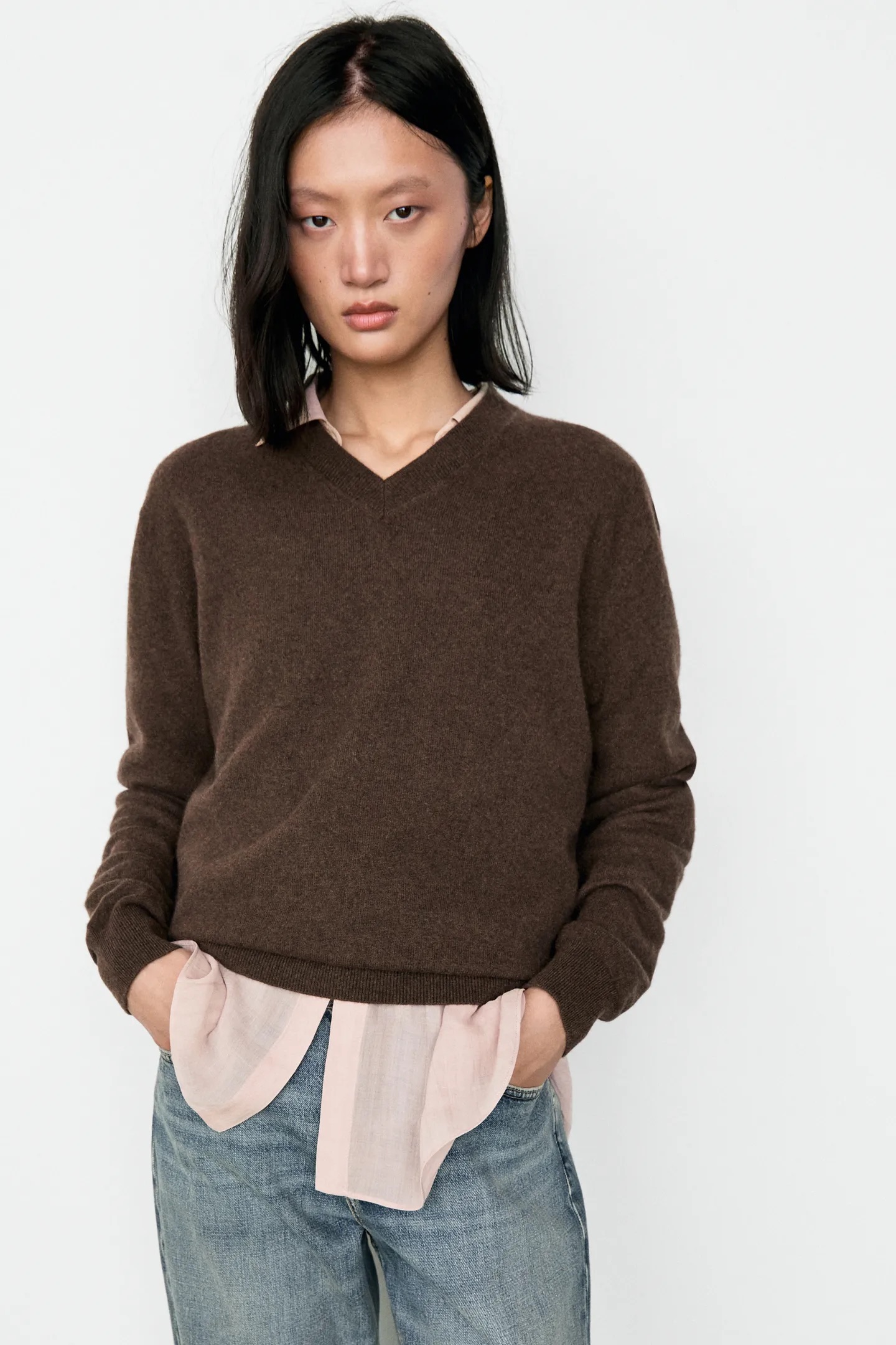 Massimo Dutti，100% 羊絨針織毛衣