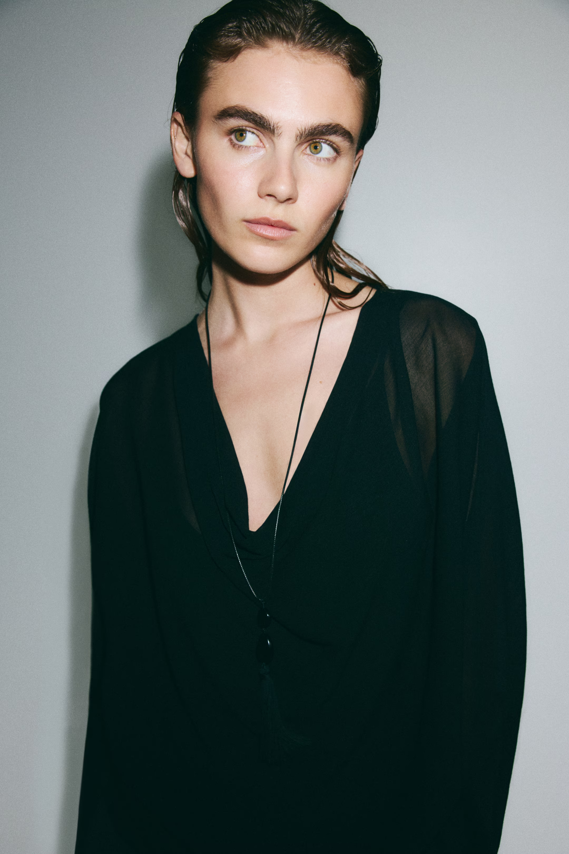 H&M，細針織高領襯衫