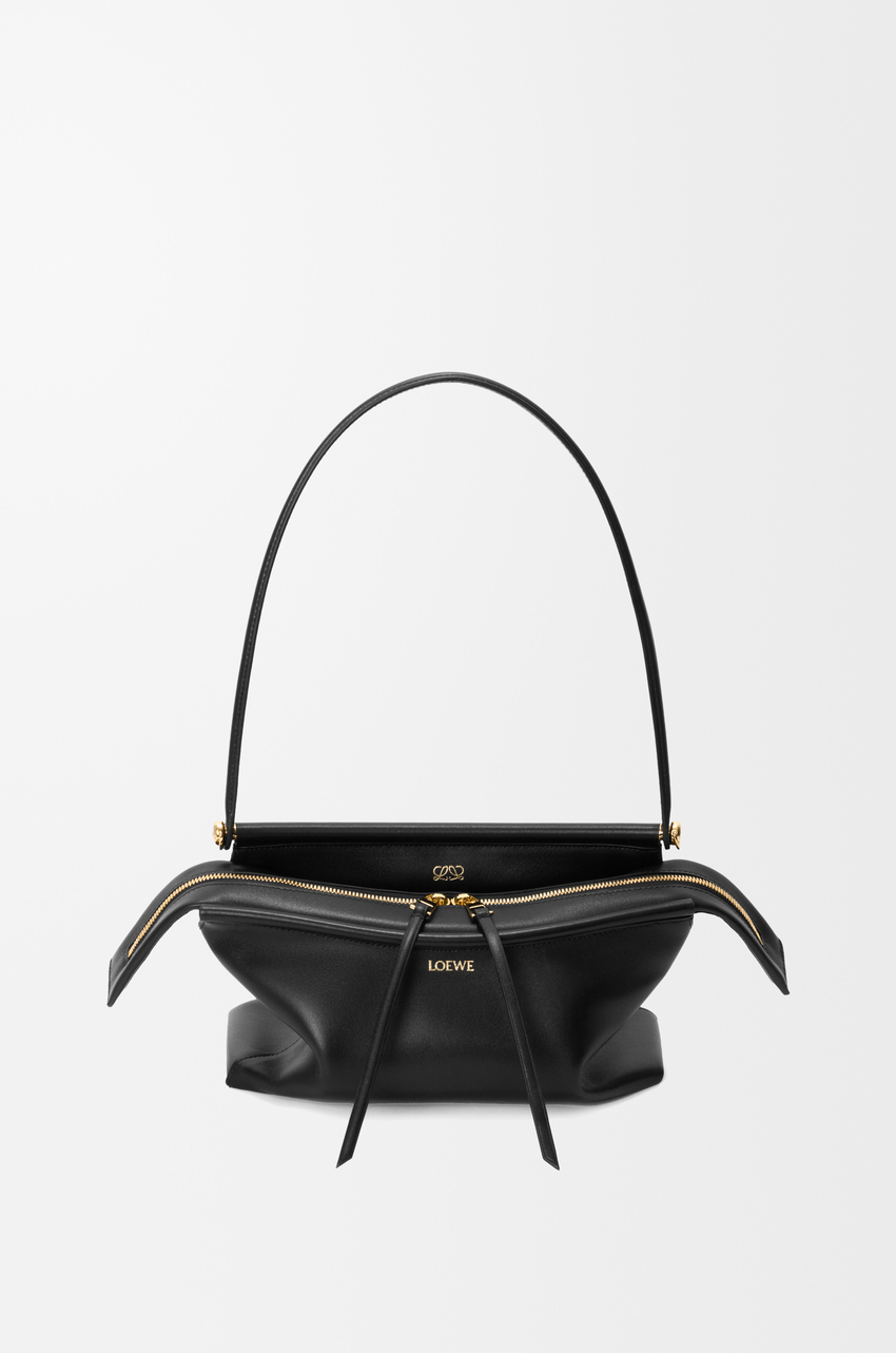 Loewe，小號 Whisker 釉面小牛皮包