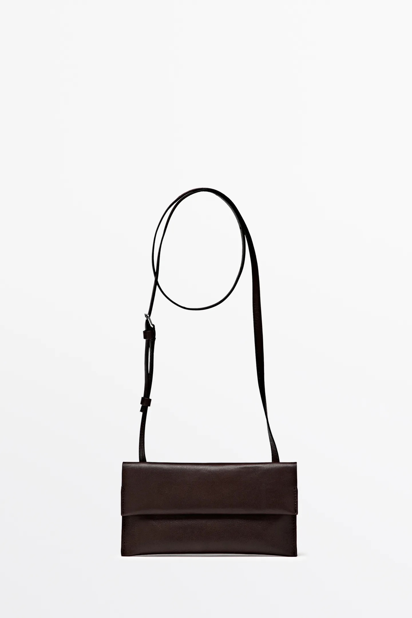 Massimo Dutti，納帕皮革斜挎包