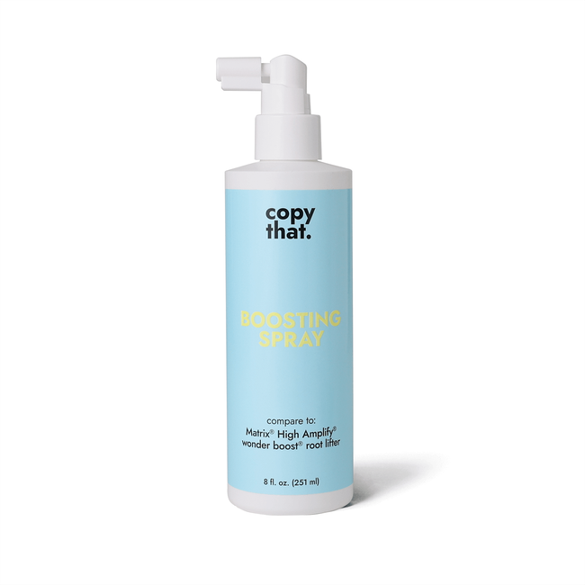 Boosting Spray 與 Matrix&reg; 的比較Wonder Boost 根部提升器