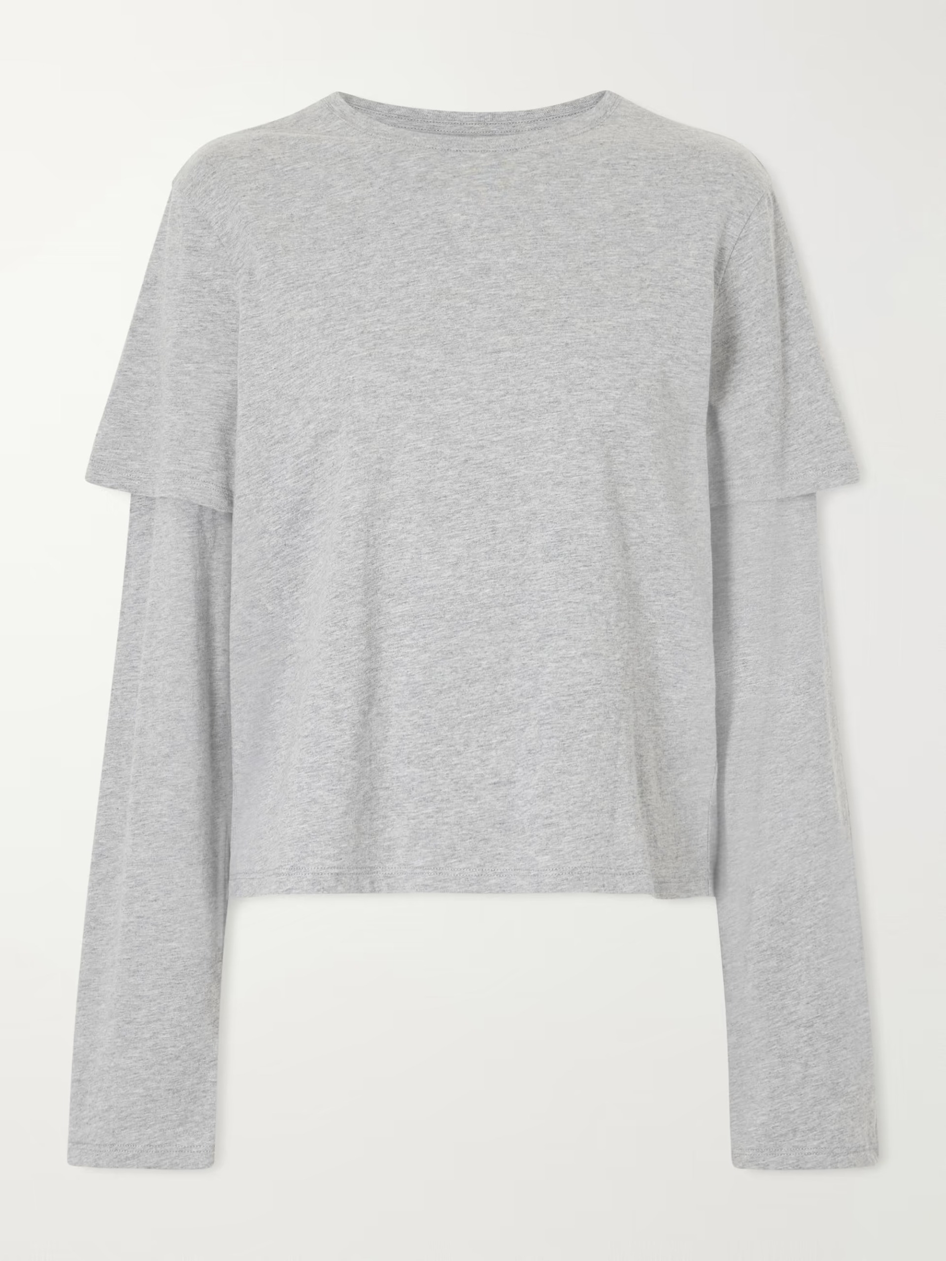 Still Here，2Tee 分層棉質平紋針織 T 卹