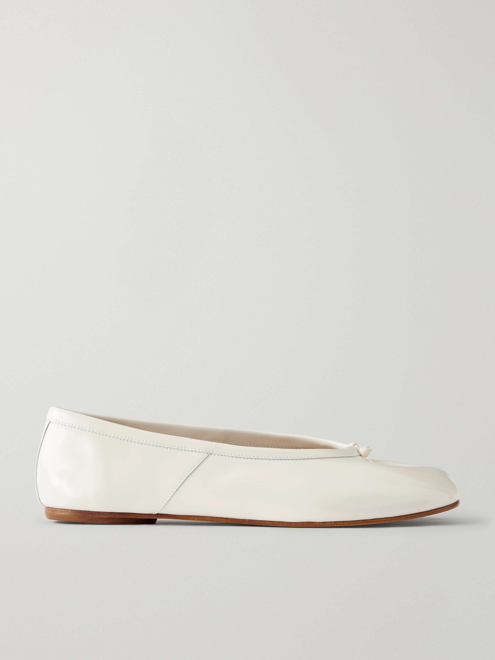 Tabi New Ballerina 分趾漆皮芭蕾平底鞋