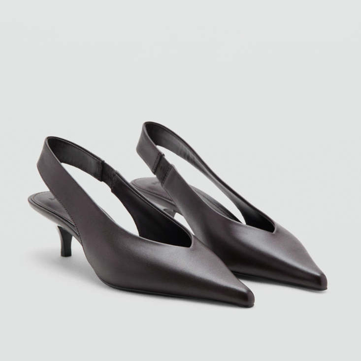 Zapato tacón kitten punta