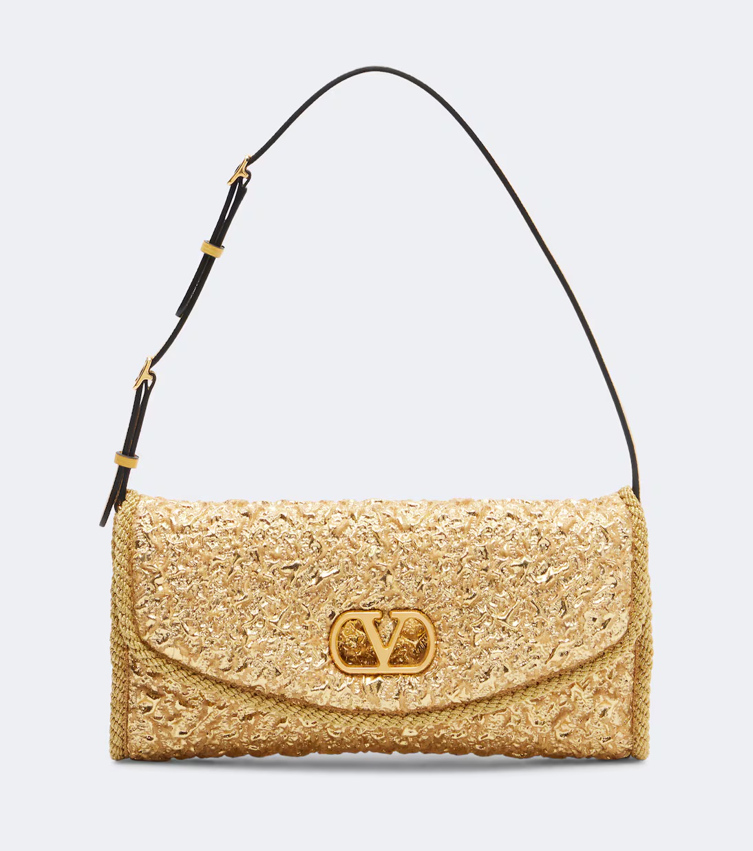 Valentino Garavani、DeVain Small Cloque&eacute;提花肩背包