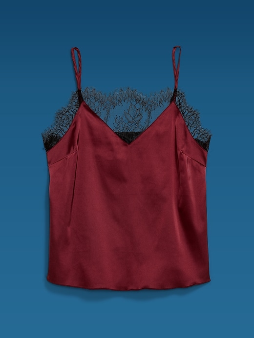 Old Navy X Altuzarra 緞面蕾絲吊帶上衣