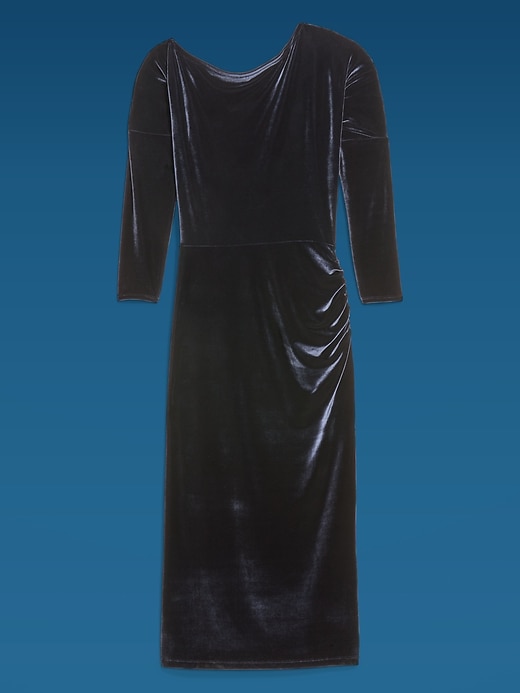 Old Navy X Altuzarra 露肩天鵝絨超長連身裙
