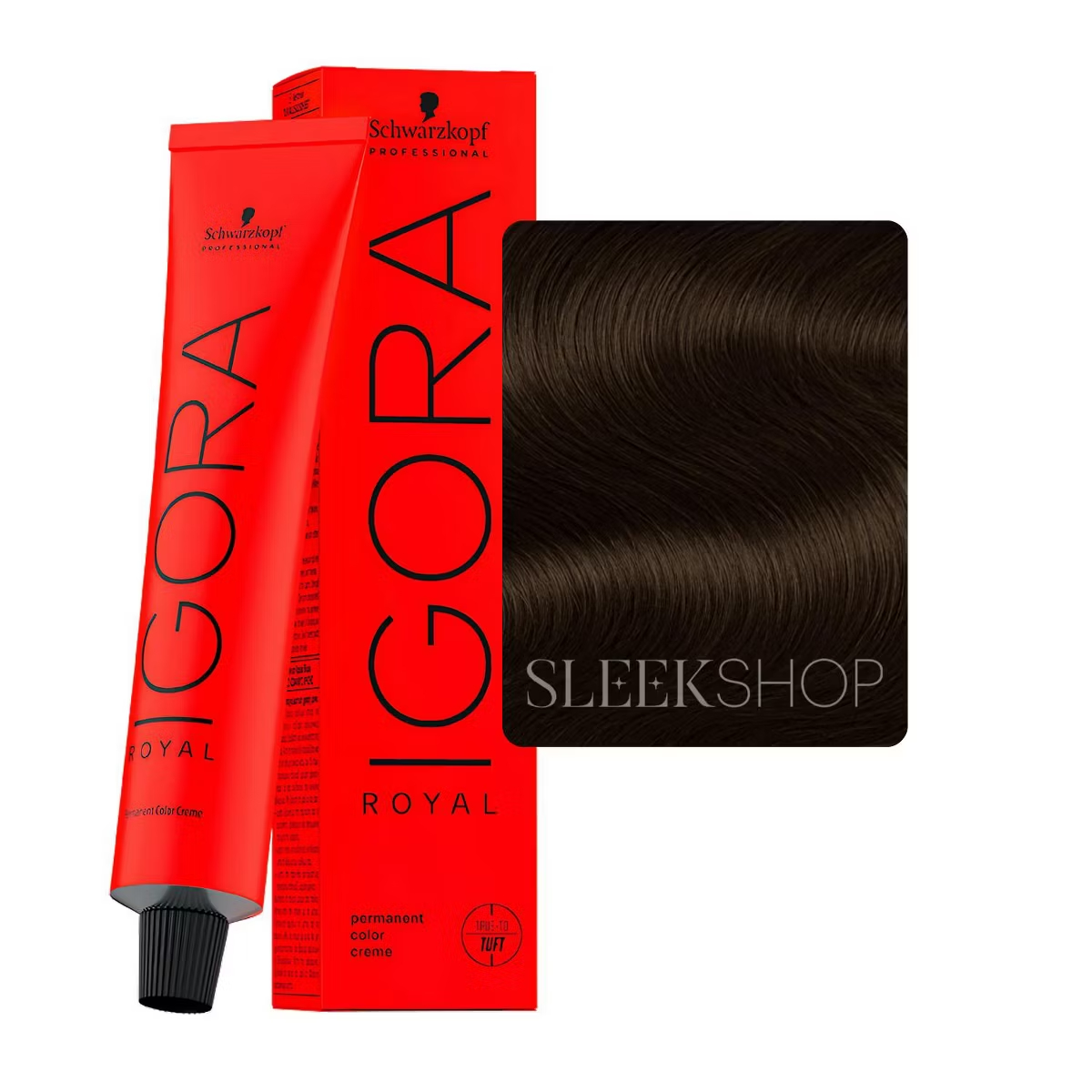 施華蔻專業 Igora Vibrance 皇家染髮劑棕色巧克力色