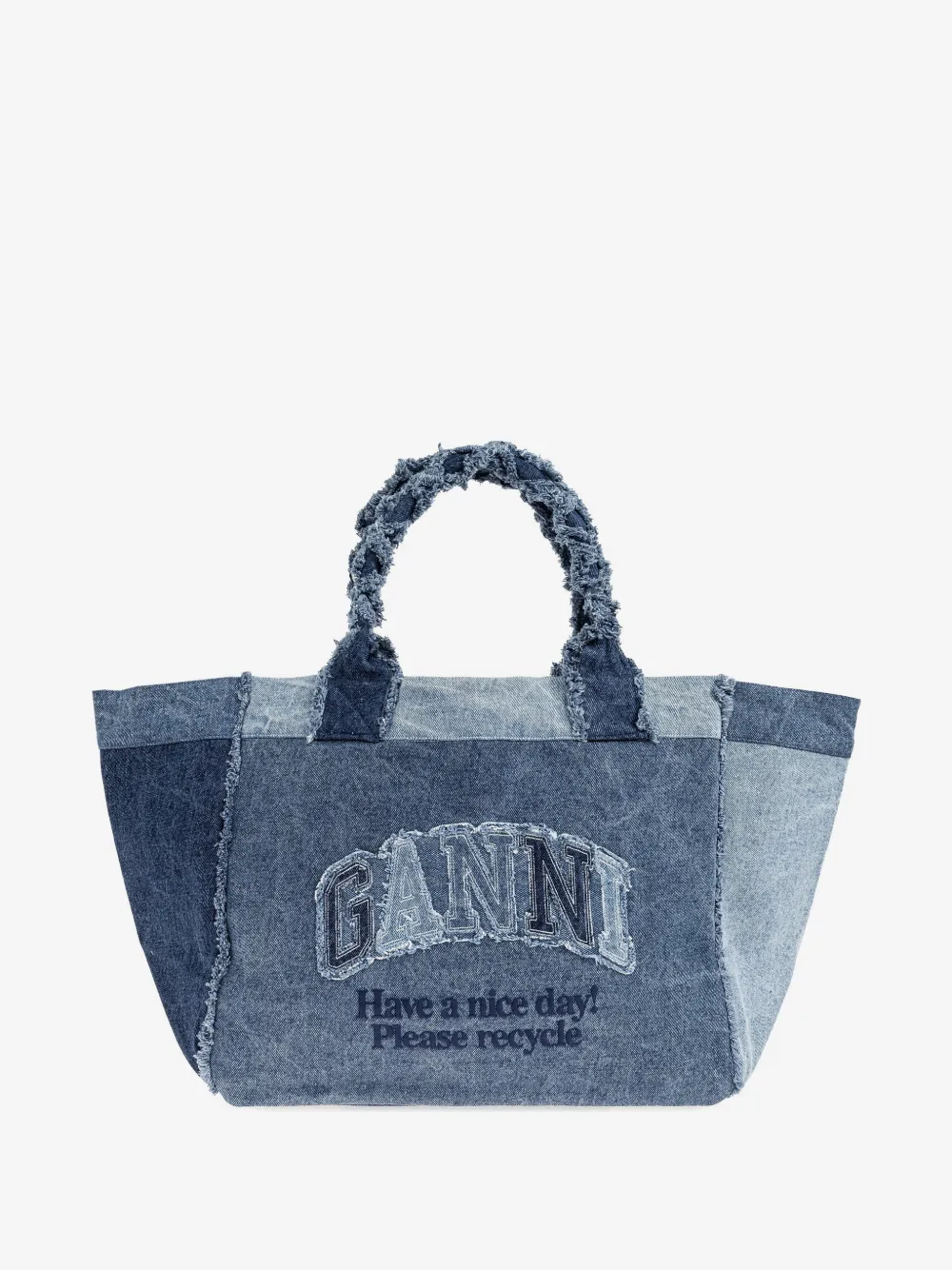 Ganni 拼布磨邊手提袋 | SHOPBOP作業系統
