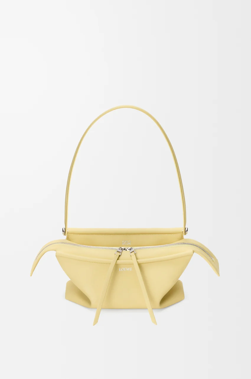Loewe，小號 Whisker 釉面小牛皮包