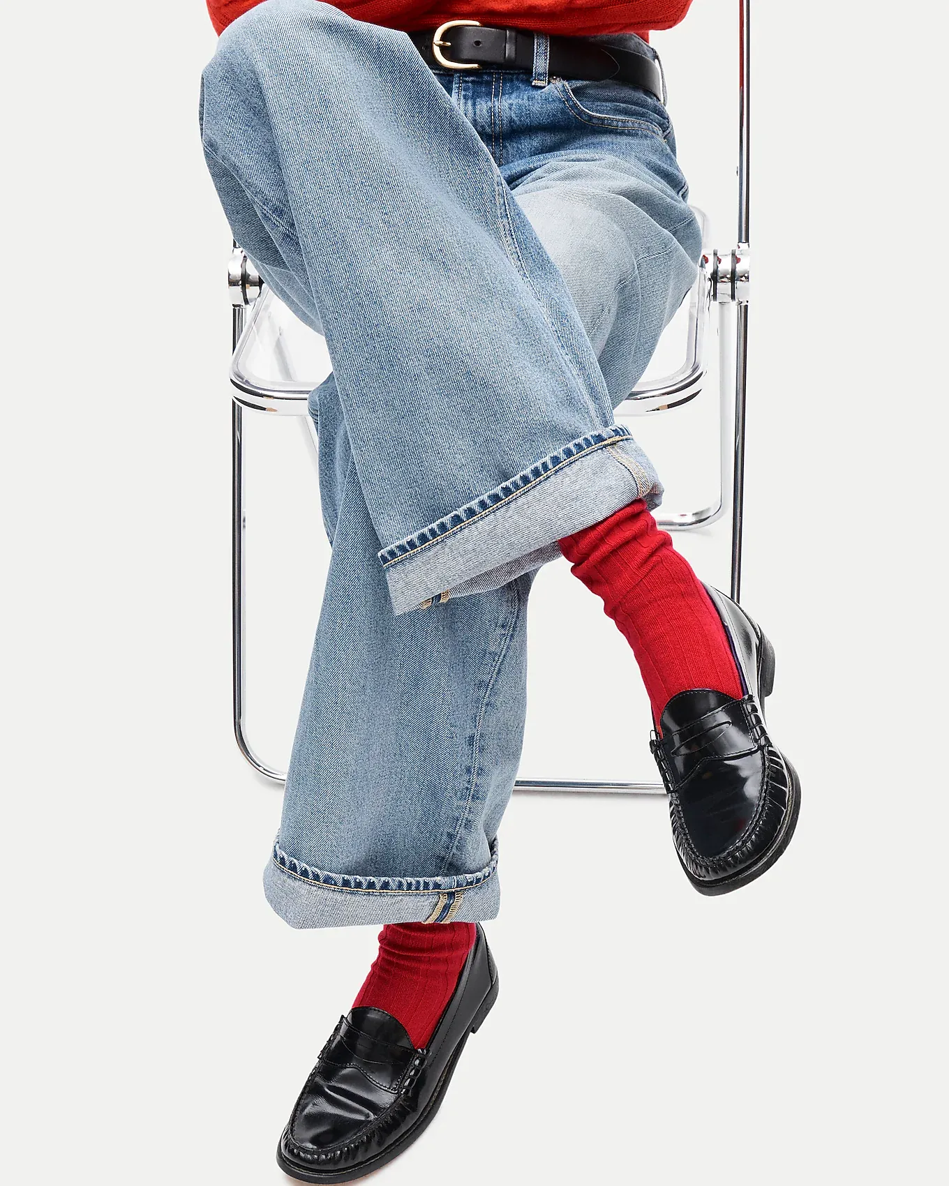 J.Crew，拉絨羊絨混紡襪子