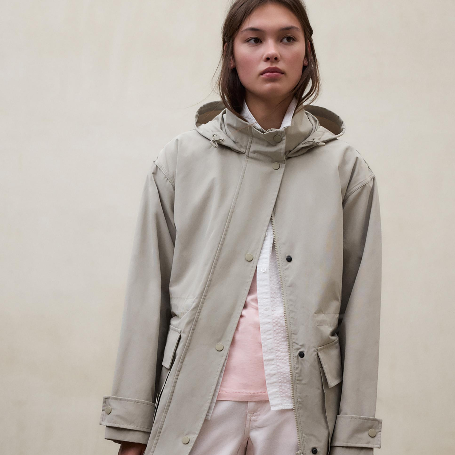Parka de mujer midi con capucha desmontable - Ecoalf