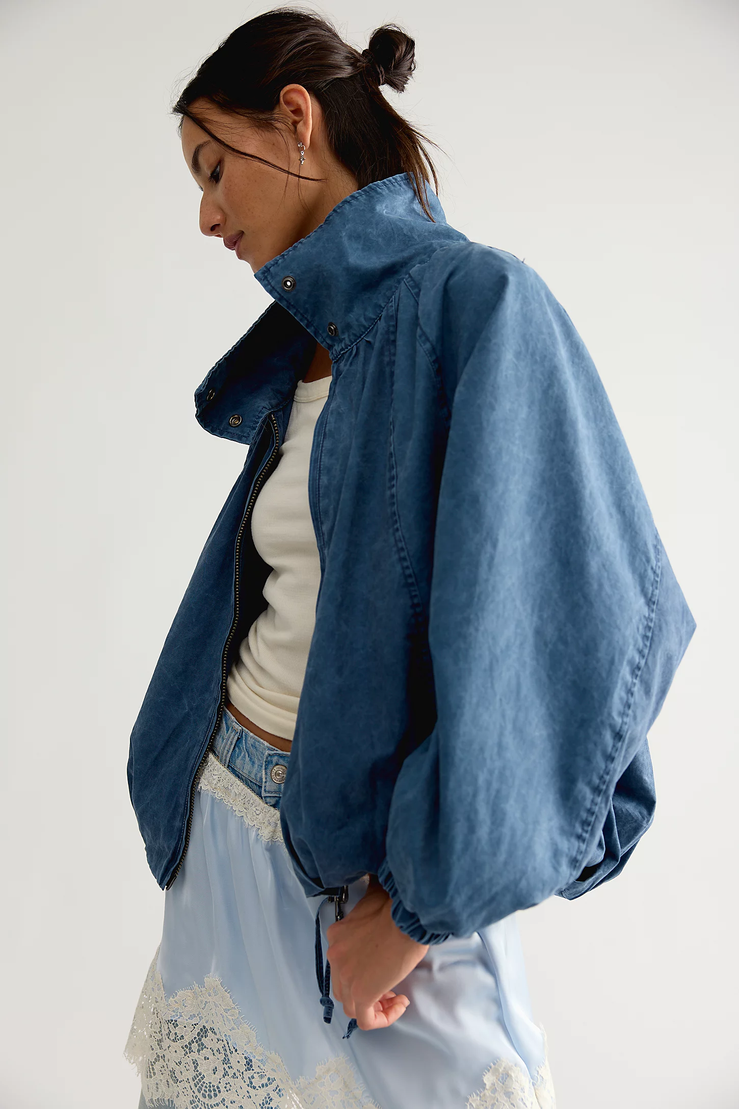 Free People，切爾西漏斗領超大夾克