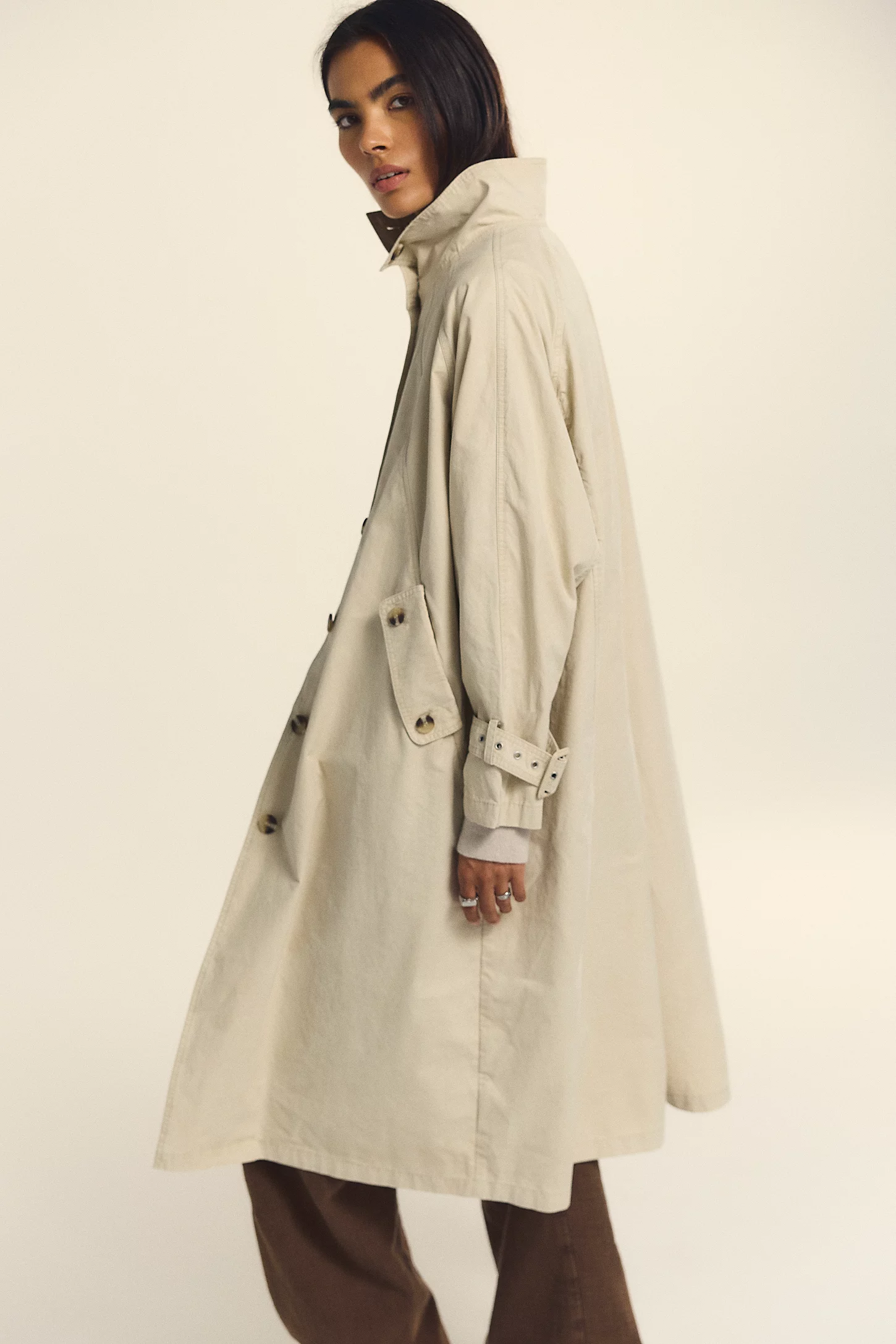 Free People, We the Free Drop Down 水洗漏斗頸風衣