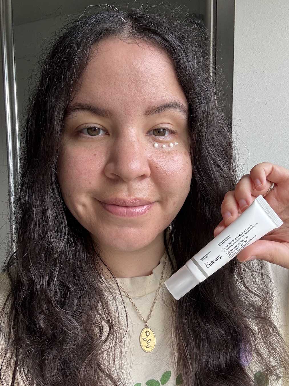 Mica Ricketts 測試普通 Lacto-PDRN 4% + B9 眼霜