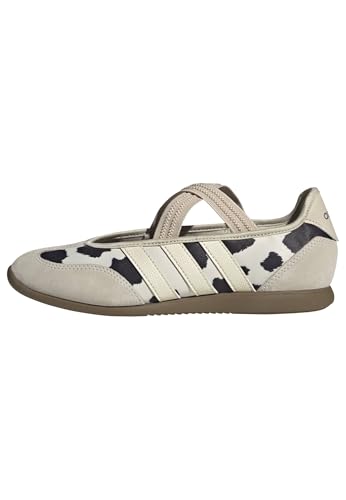 阿迪達斯女式 Barreda Mary Jane，Wonder White/Wonder White/crystal Linen，6.5