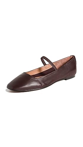 Madewell 女用 Greta 芭蕾平底鞋，巧克力葡萄乾，6 中（美國）