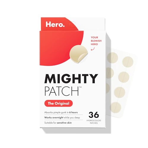 Mighty Patch Hero Cosmetics 原創夜間痤瘡粉刺貼片，36 片