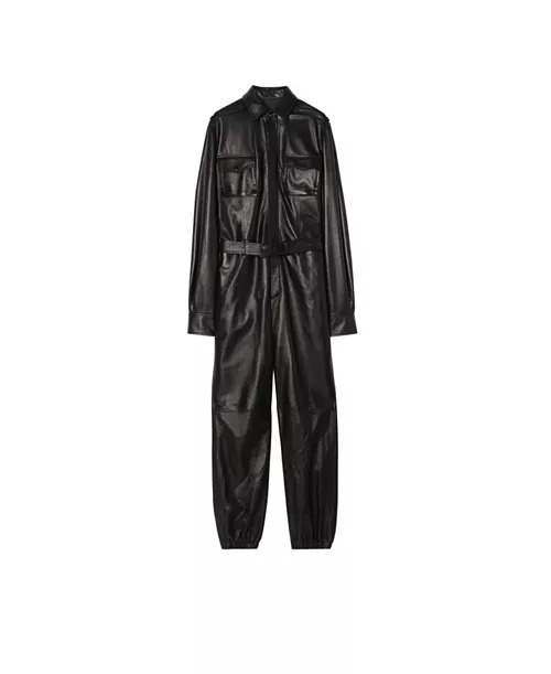 Burberry，皮革連身褲