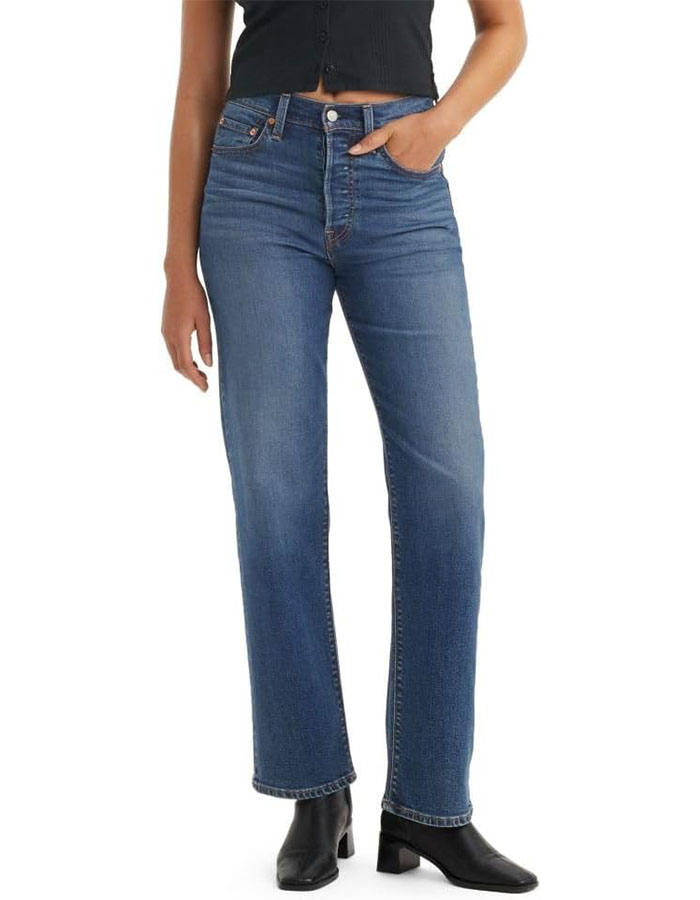 Levi's Ribcage 直筒牛仔褲