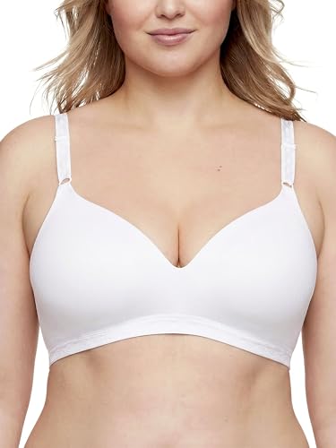 Warner 女式 Cloud 9 無鋼圈塑形胸罩，白色，34a 美碼