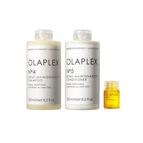 Olaplex 清洗和清洗閃亮頭髮套件 |洗髮精和洗髮精護髮素套裝、黏合油