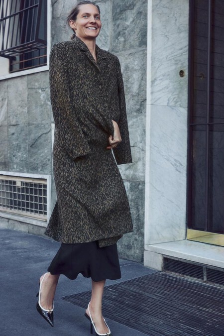 Abrigo Zara Animal Print
