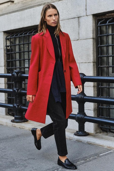 Zara Abrigo Rojo