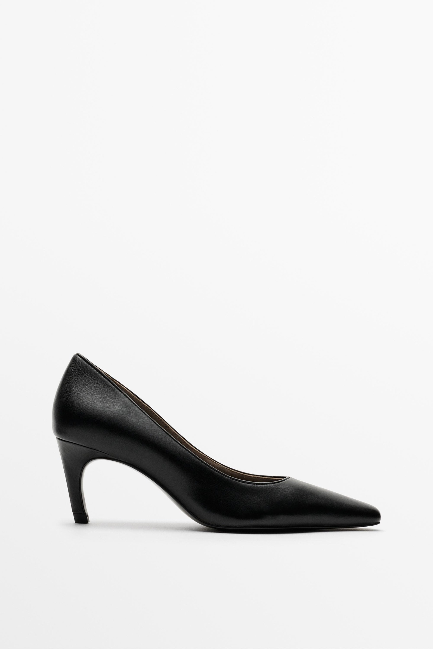 Massimo Dutti，皮革高跟鞋