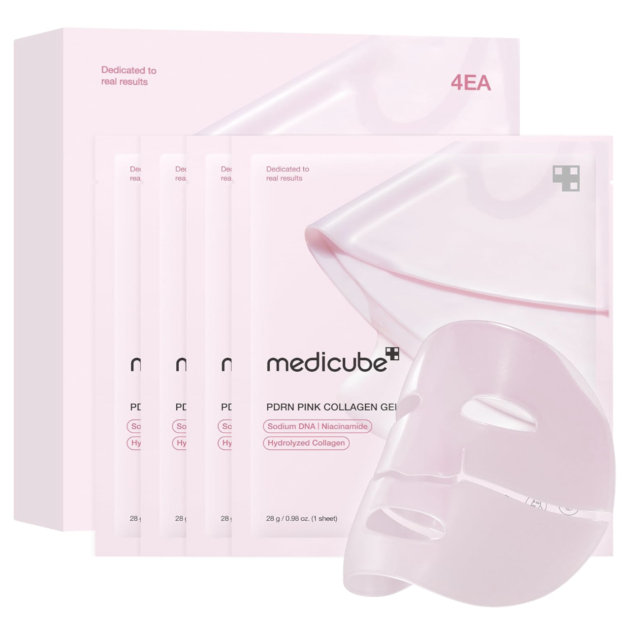Medicube，PDRN 粉紅膠原蛋白凝膠面膜
