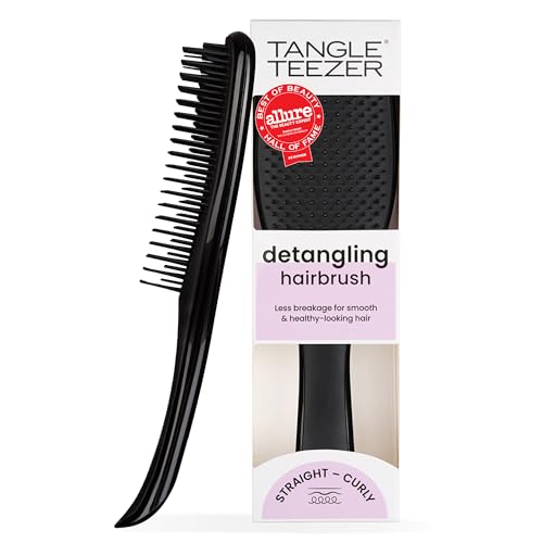 Tangle Teezer Ultimate Detangler Brush，直向波浪形，甘草黑