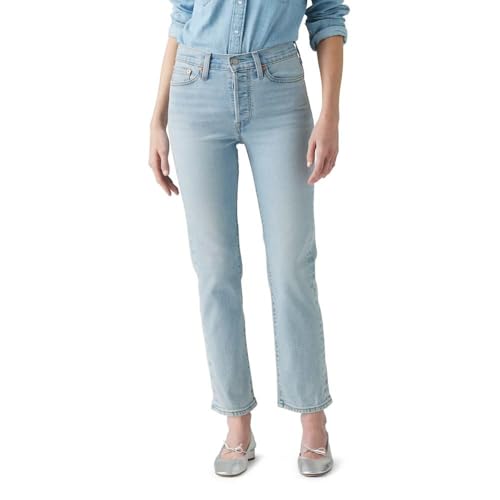 Levi's 女款 Wedgie 直筒牛仔褲