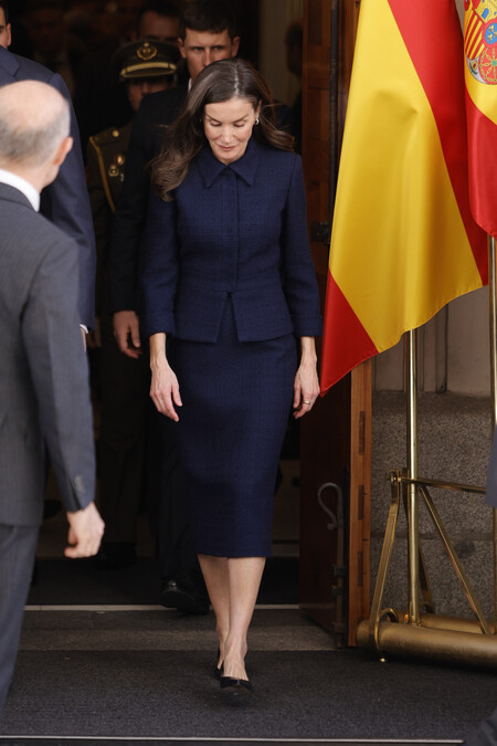 Falda Azul Letizia