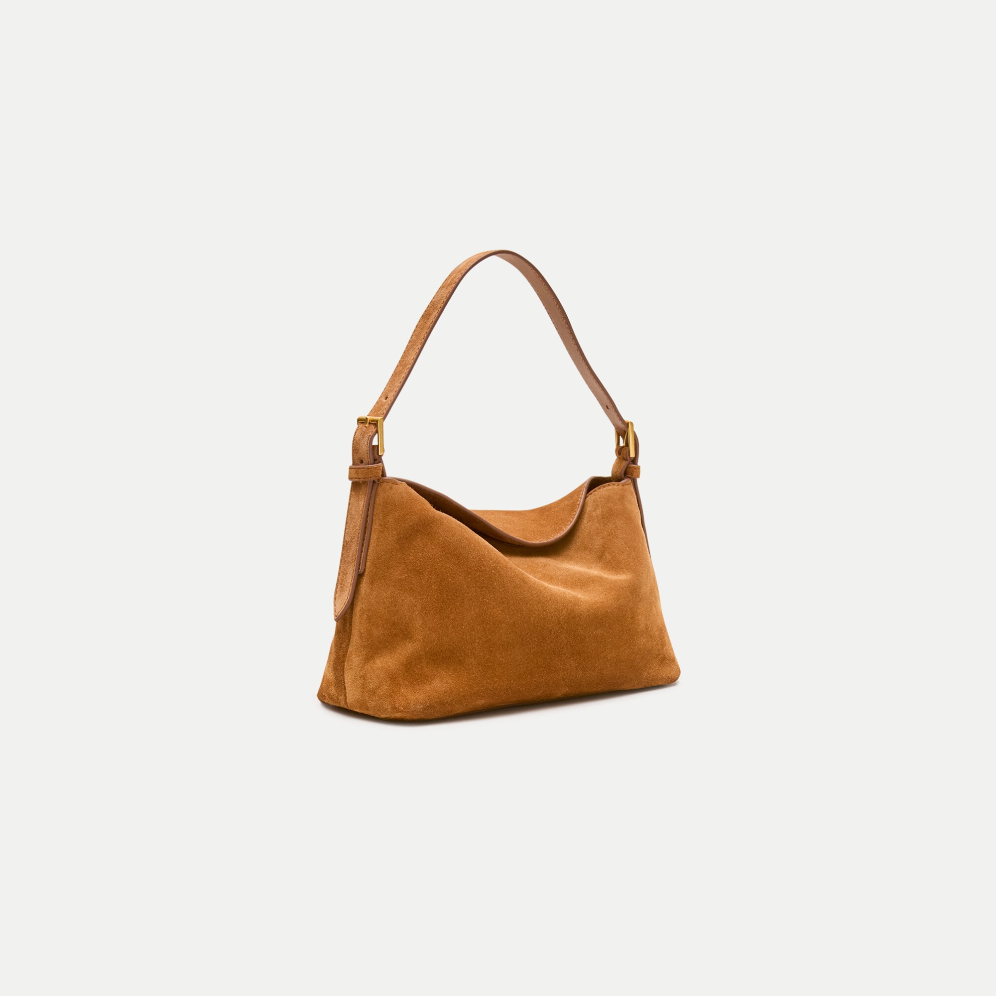 J.Crew, Berkeley 小號絨面革單肩包