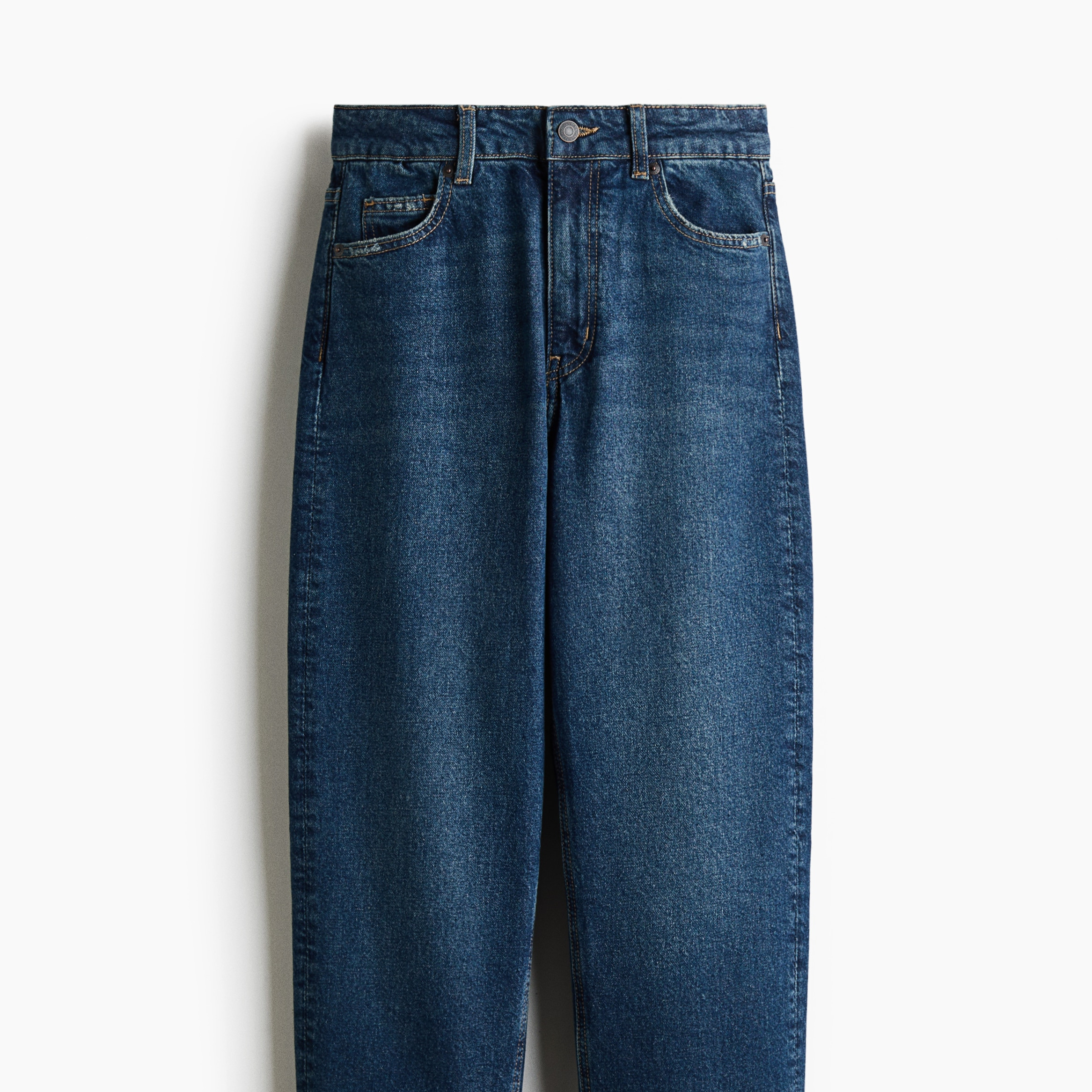 Mom Slim Fit High Waist Ankle Jeans